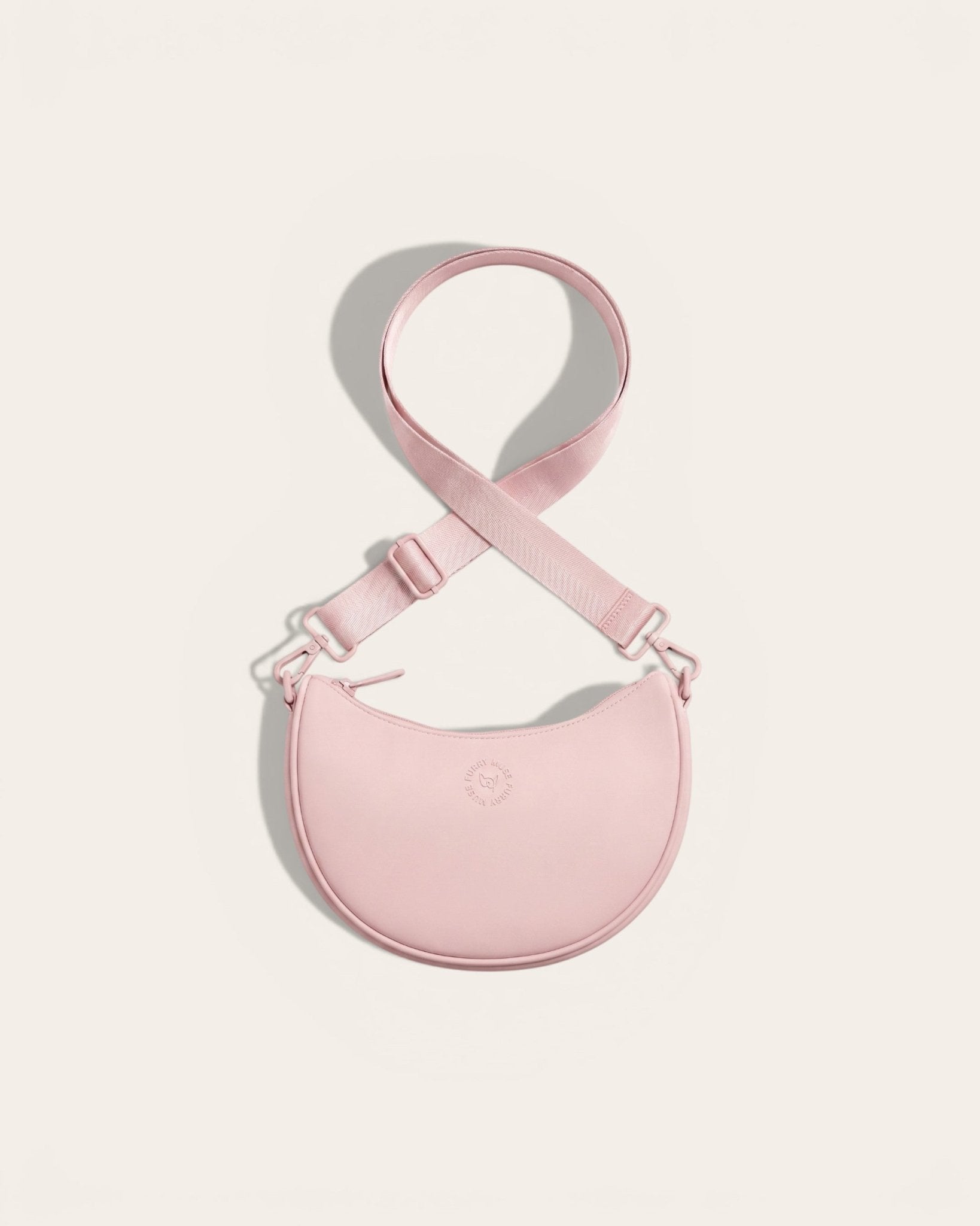 Everyday Dog Parent Bag - Blossom | Half-Moon Shoulder Bag – FURRY