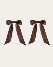 Petite Bow Clips - Espresso - FURRY MUSE WAN - HAC - OS - BR