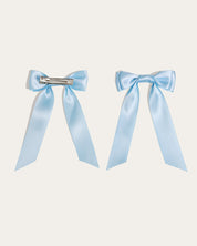 Petite Bow Clips - Sky - FURRY MUSE WAN - HAC - OS - BL