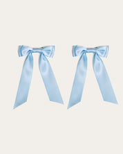 Petite Bow Clips - Sky - FURRY MUSE WAN - HAC - OS - BL