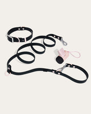 Wander! Collar, Leash, & Poop Pouch Kit Ballerina - FURRY MUSE WAN - CKIT - S - BK