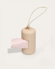 Wander! Collar, Leash, & Poop Pouch Kit Latte - FURRY MUSE WAN - CKIT - S - BR