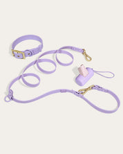 Wander! Collar, Leash, & Poop Pouch Kit Lilac - FURRY MUSE