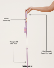 Wander! Multiway Waterproof Leash Ballerina - FURRY MUSE WAN - LEA2 - S - BK