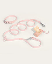 Wander! Collar, Leash, & Poop Pouch Kit Blossom