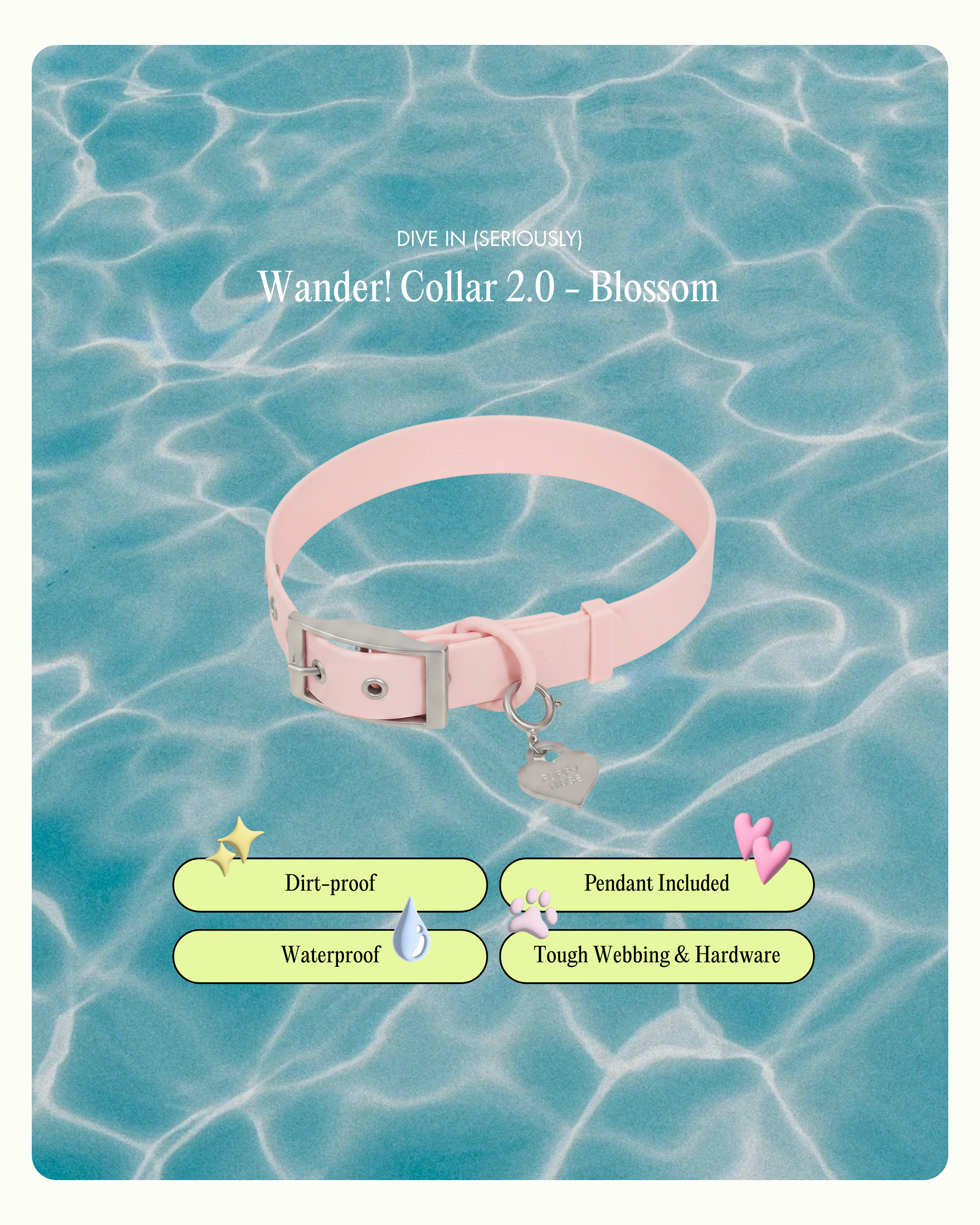 Wander! Collar 2.0 - Blossom