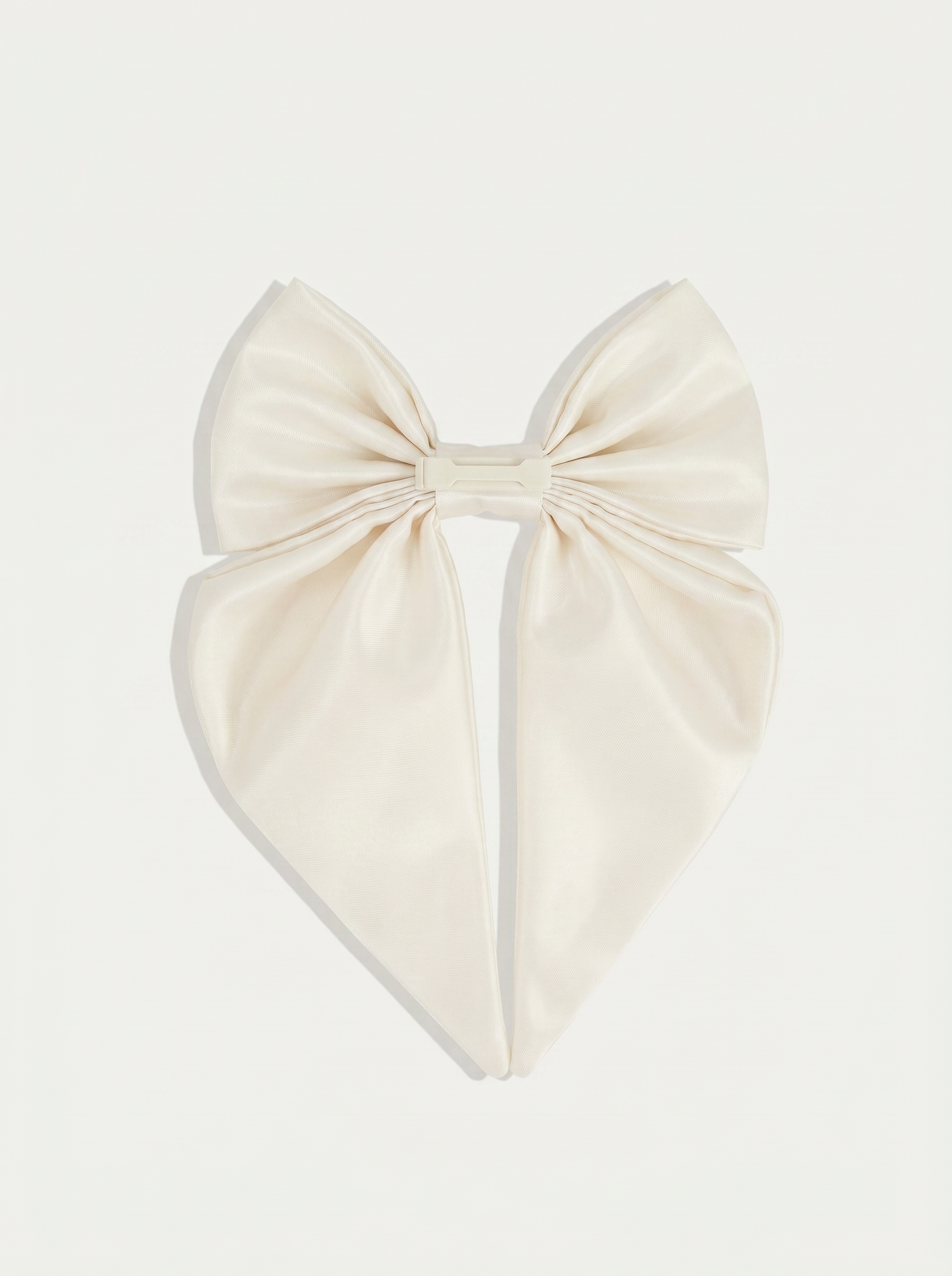 Satin Collar Bow 2.0 - Pearl