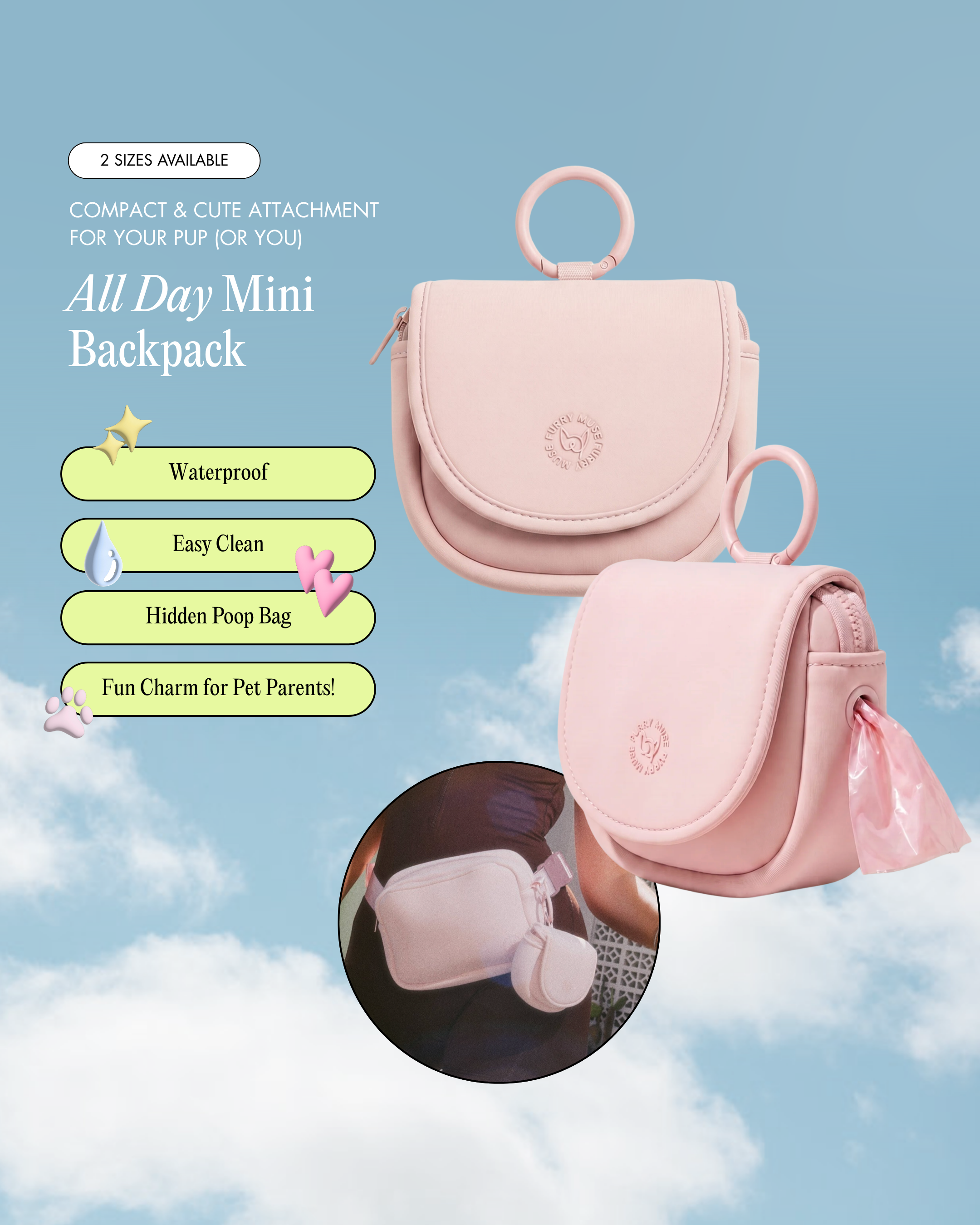 All Day Mini Backpack - Blossom