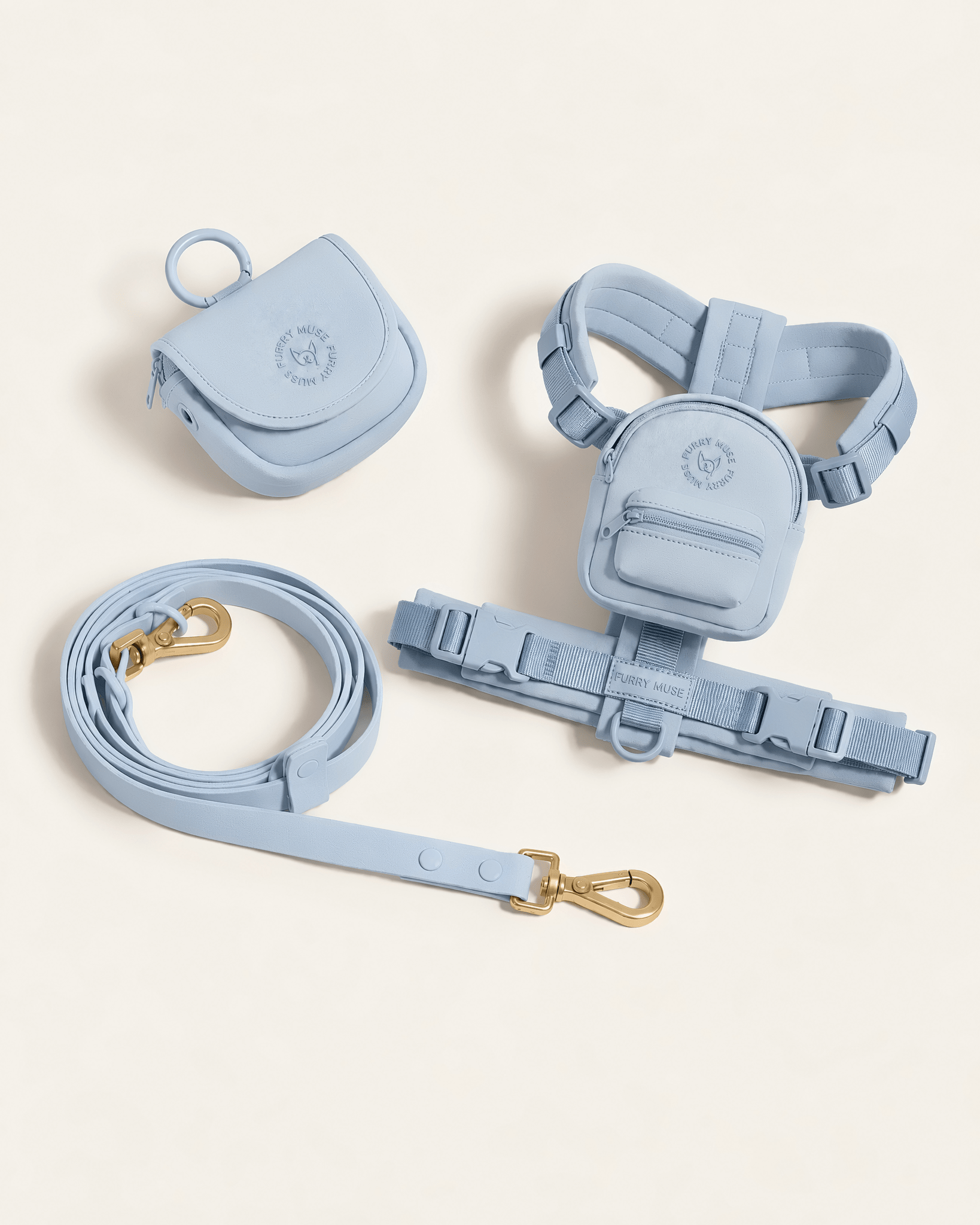 Align Harness Backpack Kit - Sky - FURRY MUSE KIT-ALIGN-XS-BL