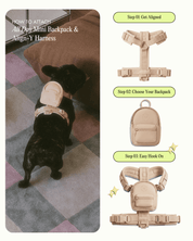 Align Y-Harness - Latte - FURRY MUSE YHAR-XS-GO-BEI