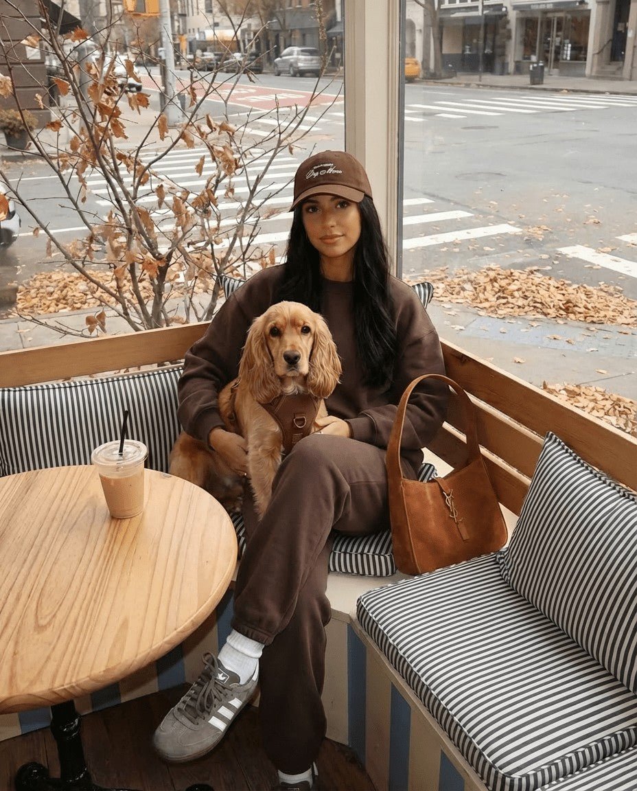 Dog Mom Bow Cap - Cocoa - FURRY MUSE FM-CAP-OS-BR
