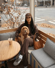 Dog Mom Bow Cap - Cocoa - FURRY MUSE FM-CAP-OS-BR