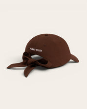 Dog Mom Bow Cap - Cocoa - FURRY MUSE FM-CAP-OS-BR