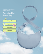 Everyday Dog Parent Bag - Sky - FURRY MUSE HMB-OS-BL-FLEX
