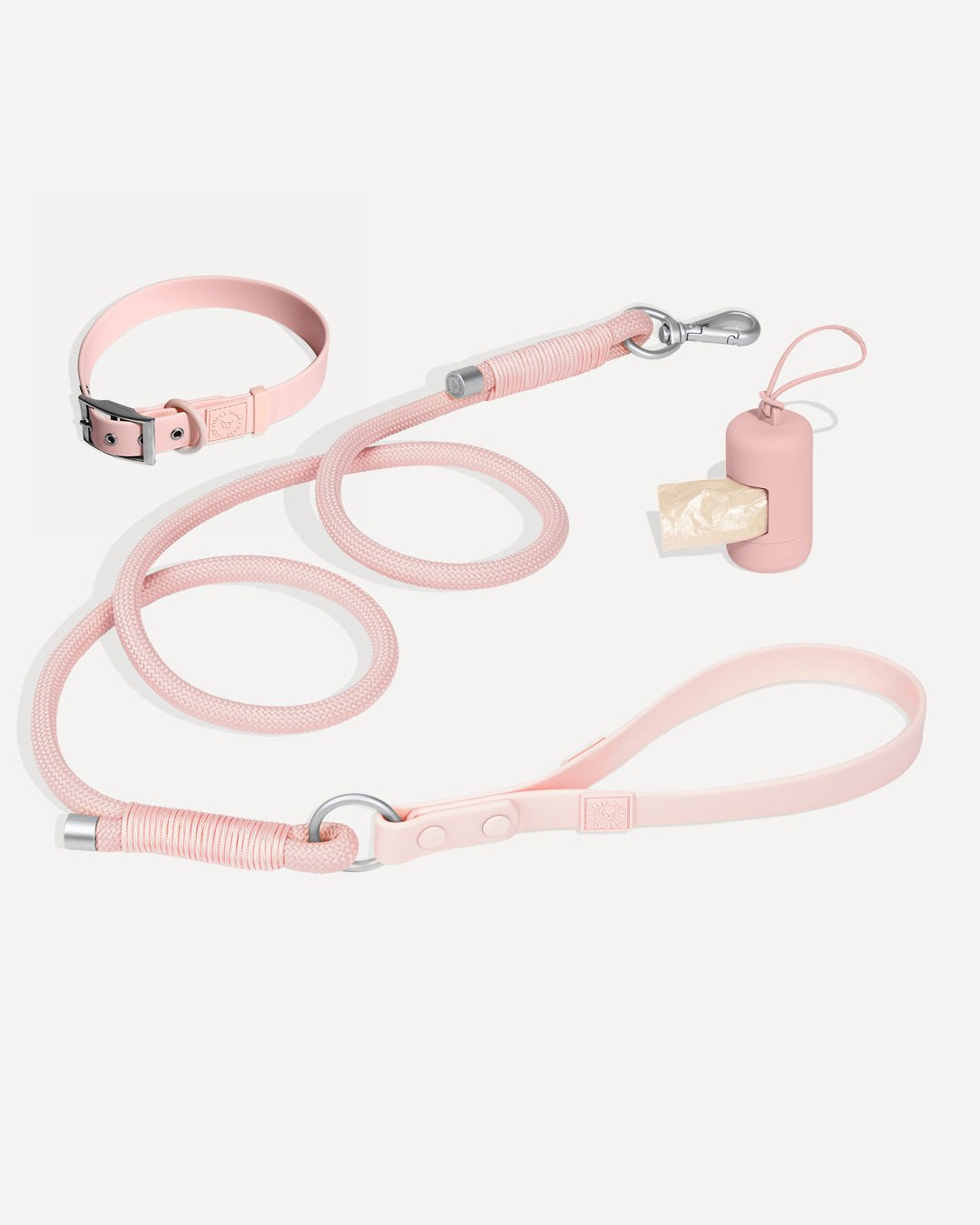 Flow Rope Leash and Collar Kit - Blossom - FURRY MUSE FLOW-CKIT-S-PN