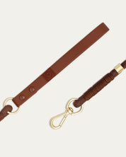 Flow Rope Leash and Collar Kit - Cocoa - FURRY MUSE FLOW-CKIT-S-BR