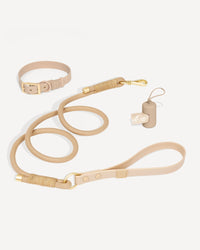 Flow Rope Leash and Collar Kit - Latte - M / Latte