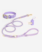 Flow Rope Leash and Collar Kit - Lilac - FURRY MUSE FLOW-CKIT-S-LI