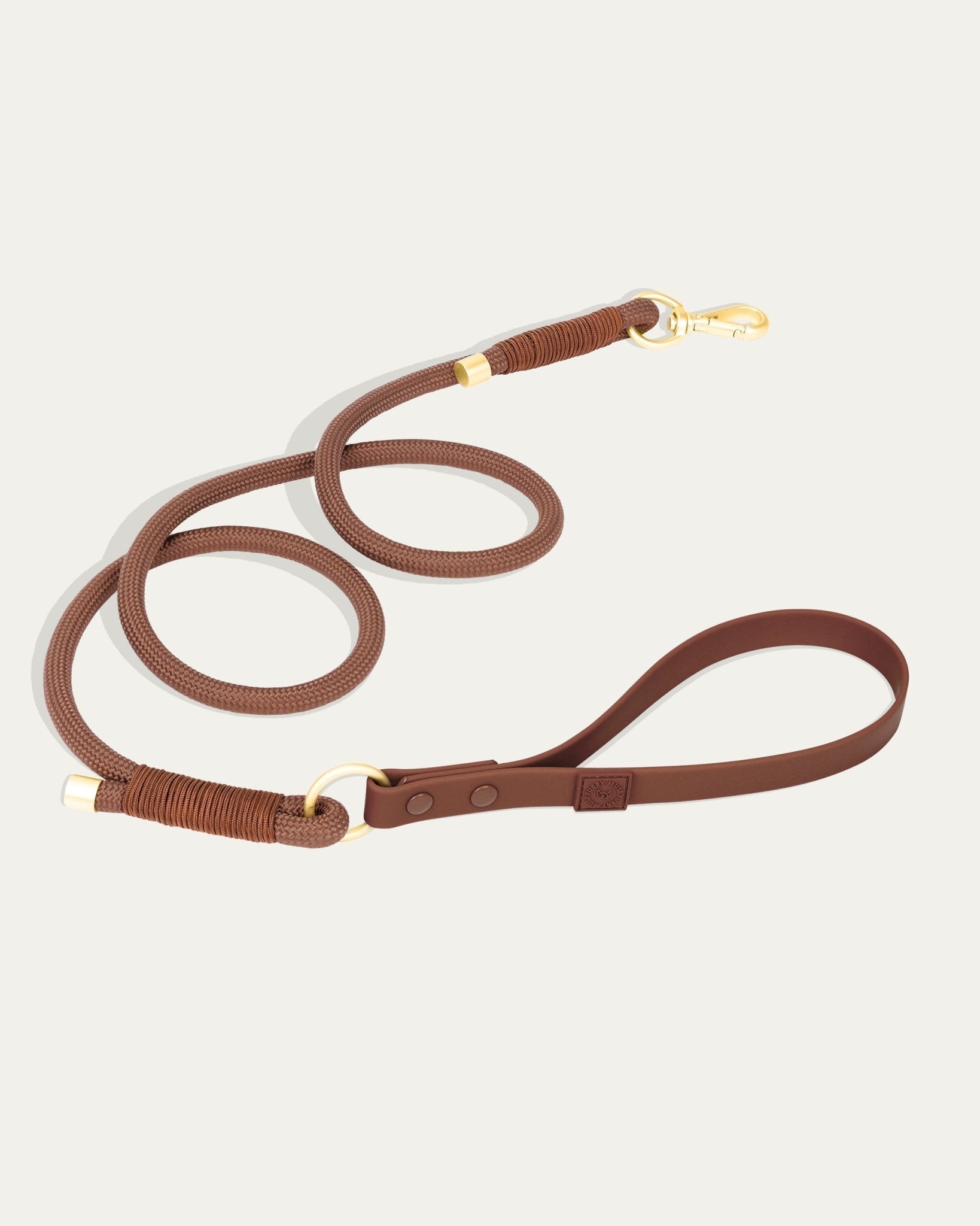 Flow Rope Leash - Cocoa - FURRY MUSE WAN-LEA2-10MM-BR