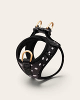 Step and Go Harness - Midnight Polka Dot