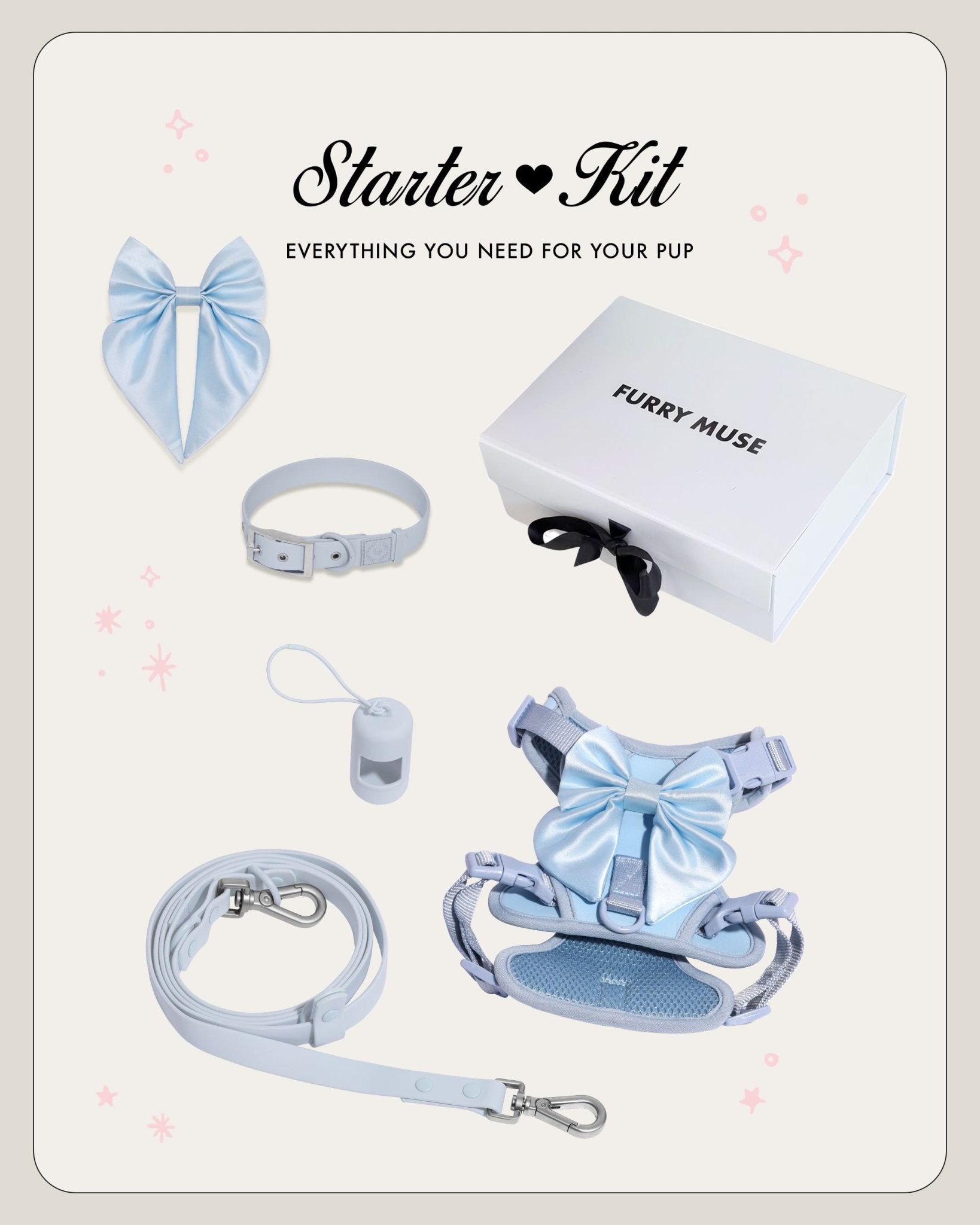 Furry Muse Starter Kit - Sky - FURRY MUSE Merry-Kit-BL-XS-S