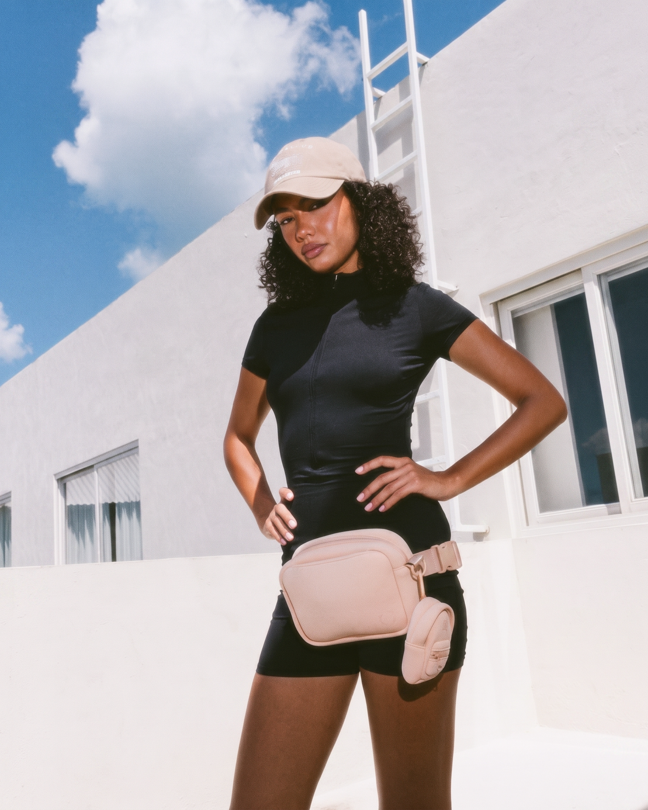 Level Up Belt Bag - Latte