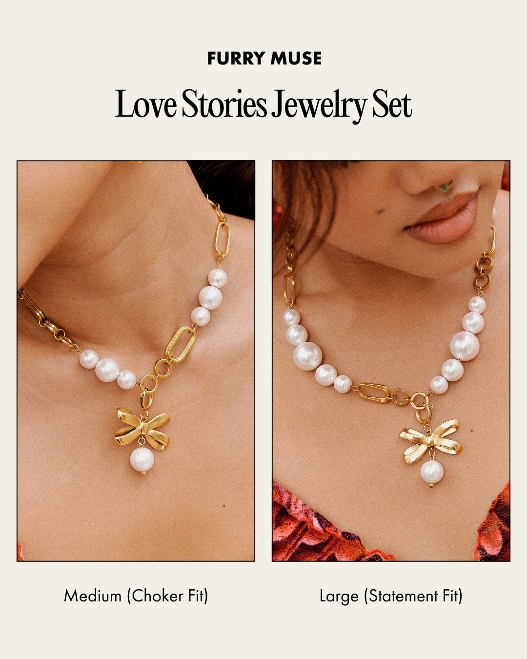 Love Stories Jewelry Set - Infinity Pendant - FURRY MUSE ZOE - KIT - SS - BOW