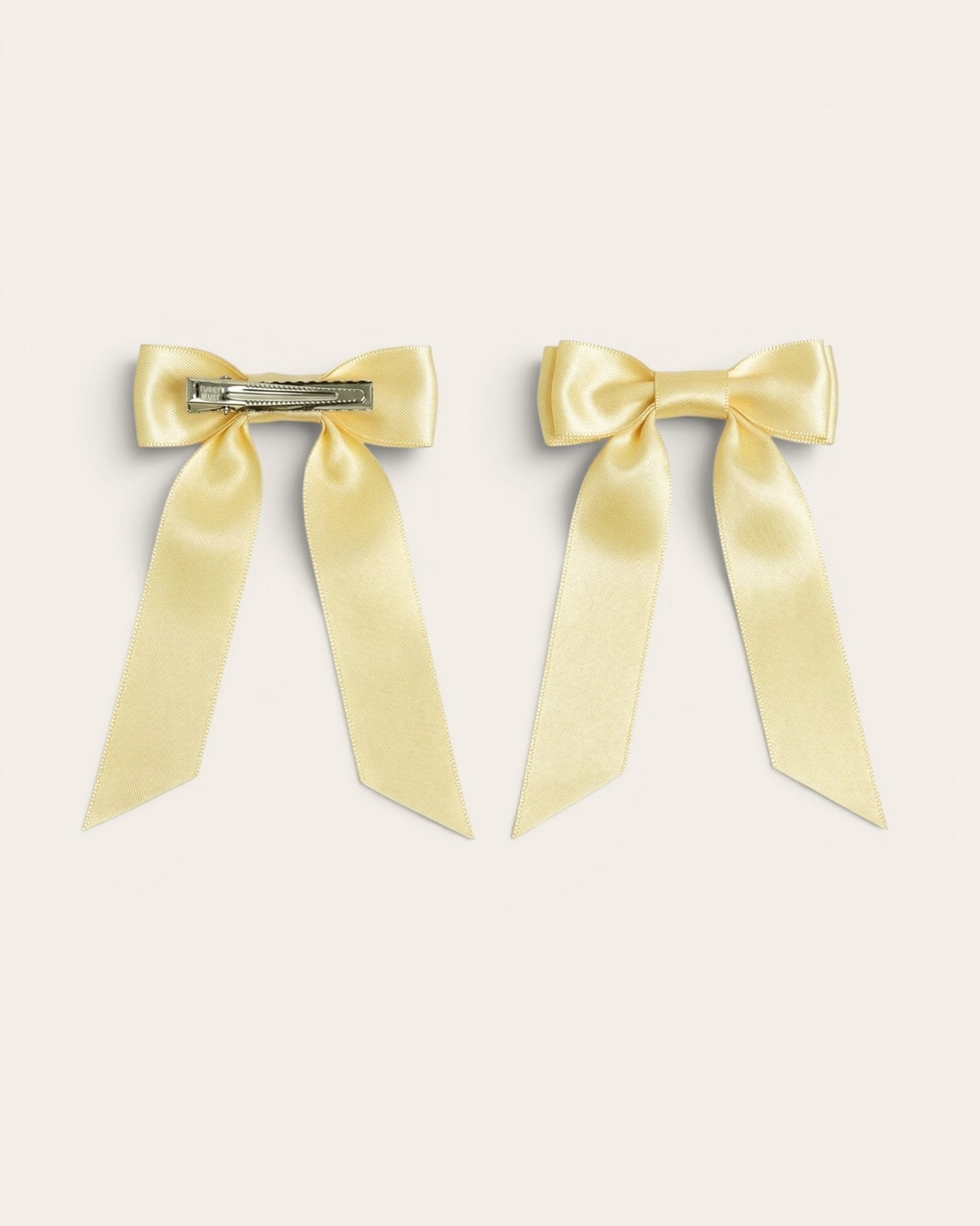 Petite Bow Clips - Buttercream - FURRY MUSE WAN-HAC-OS-YL