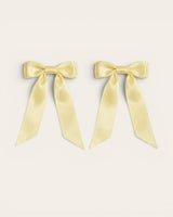 Petite Bow Clips - Buttercream