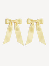 Petite Bow Clips - Buttercream