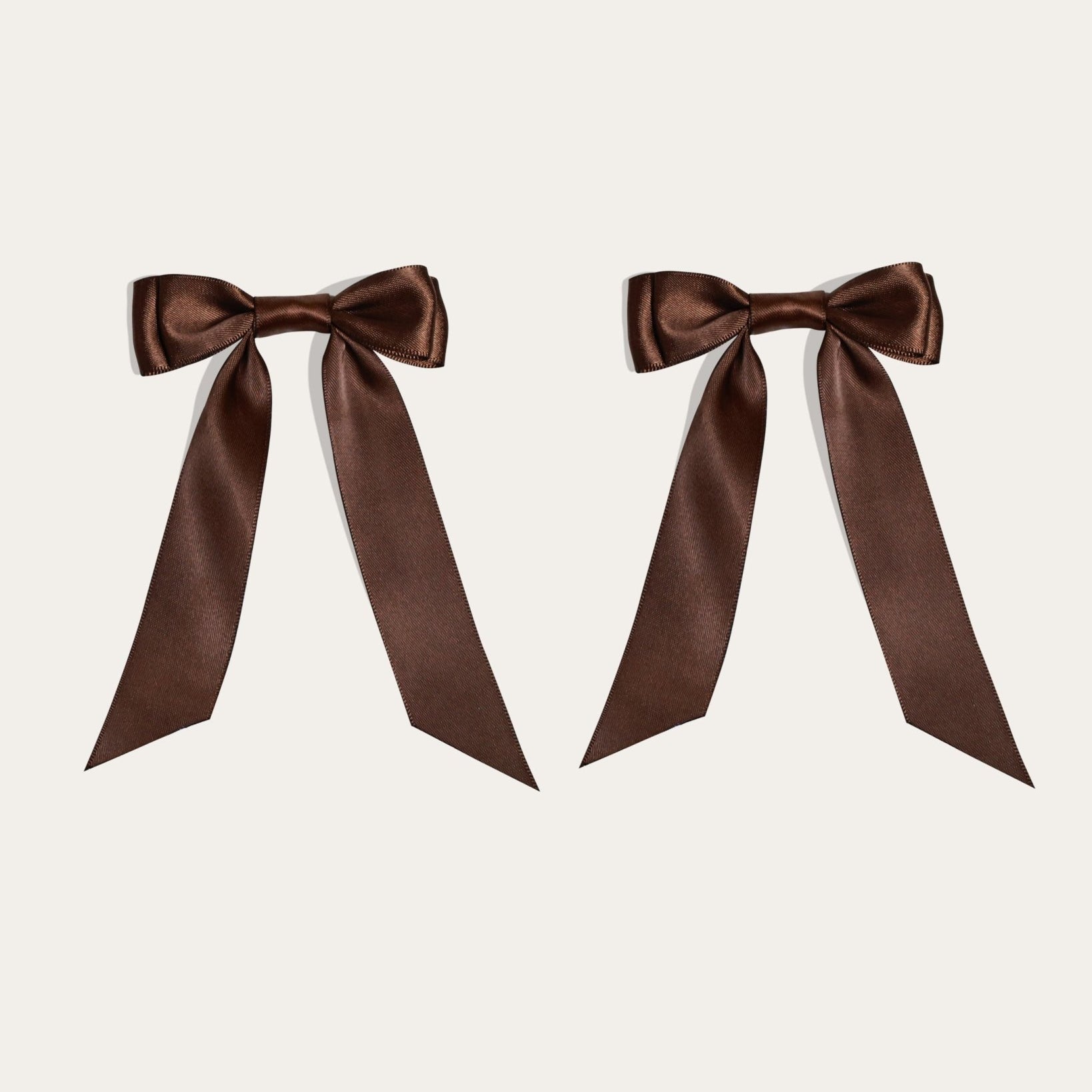 Petite Bow Clips - Espresso - FURRY MUSE WAN - HAC - OS - BR
