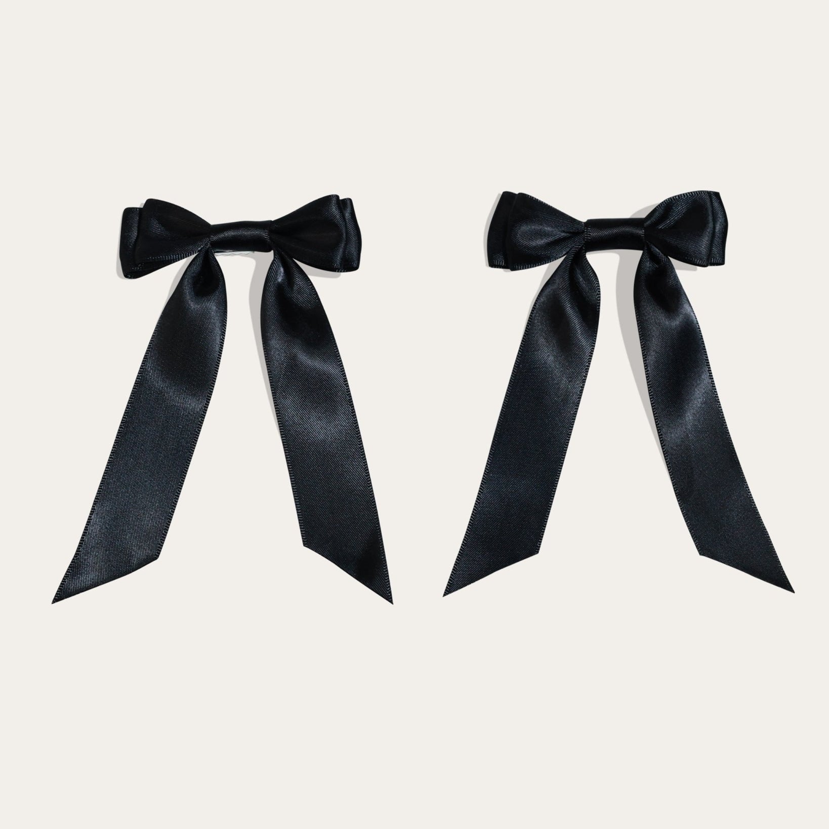 Petite Bow Clips - Midnight - FURRY MUSE WAN - HAC - OS - BK