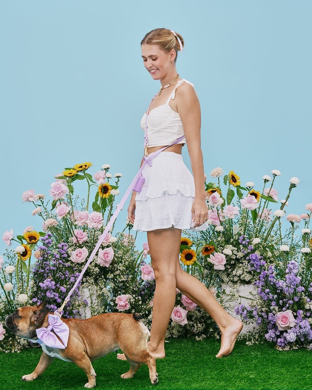 Satin Collar Bow 2.0 - Lilac - FURRY MUSE WAN-VCB-S-LI