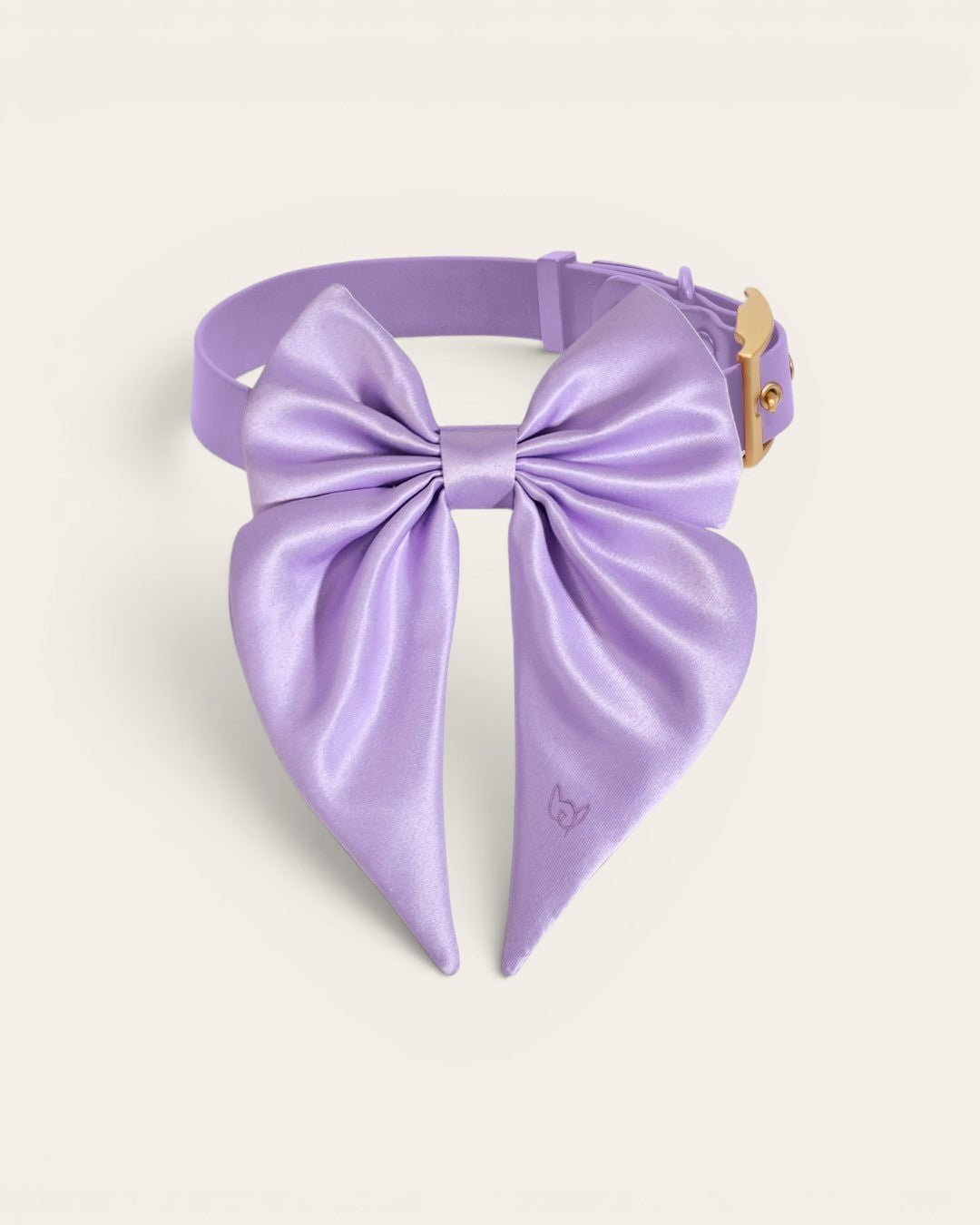 Satin Collar Bow 2.0 - Lilac - FURRY MUSE WAN-VCB-S-LI