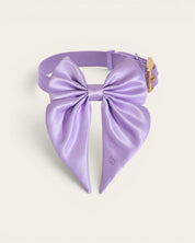 Satin Collar Bow 2.0 - Lilac - FURRY MUSE WAN-VCB-S-LI