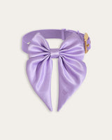 Satin Collar Bow 2.0 - Lilac