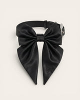 Satin Collar Bow 2.0 - Midnight