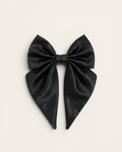 Satin Collar Bow 2.0 - Midnight - FURRY MUSE WAN-VCB-S-BLK