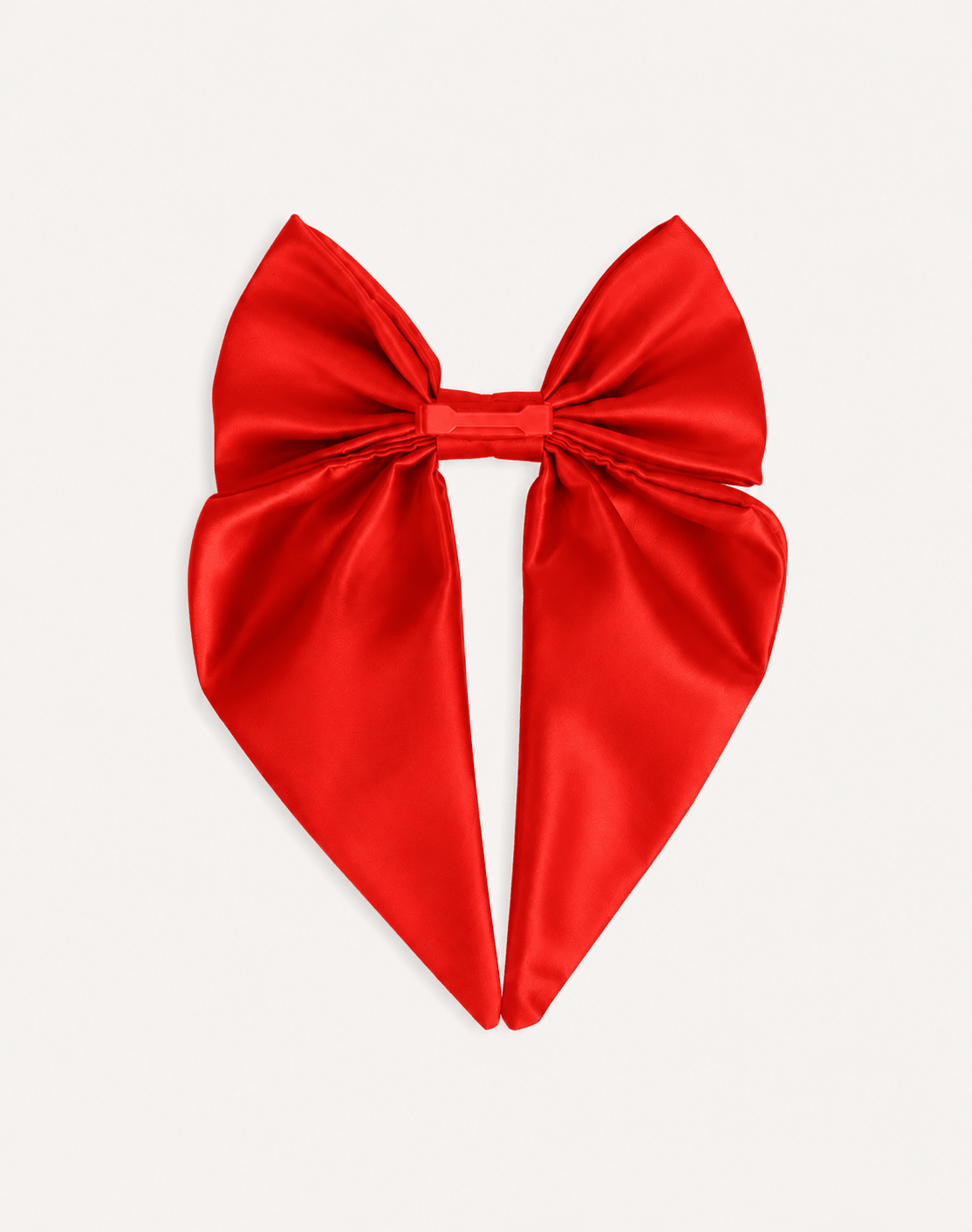 Satin Harness Bow - Cherry - FURRY MUSE WAN-HBW-XS-RD