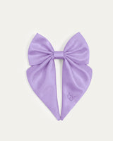 Satin Harness Bow - Lilac