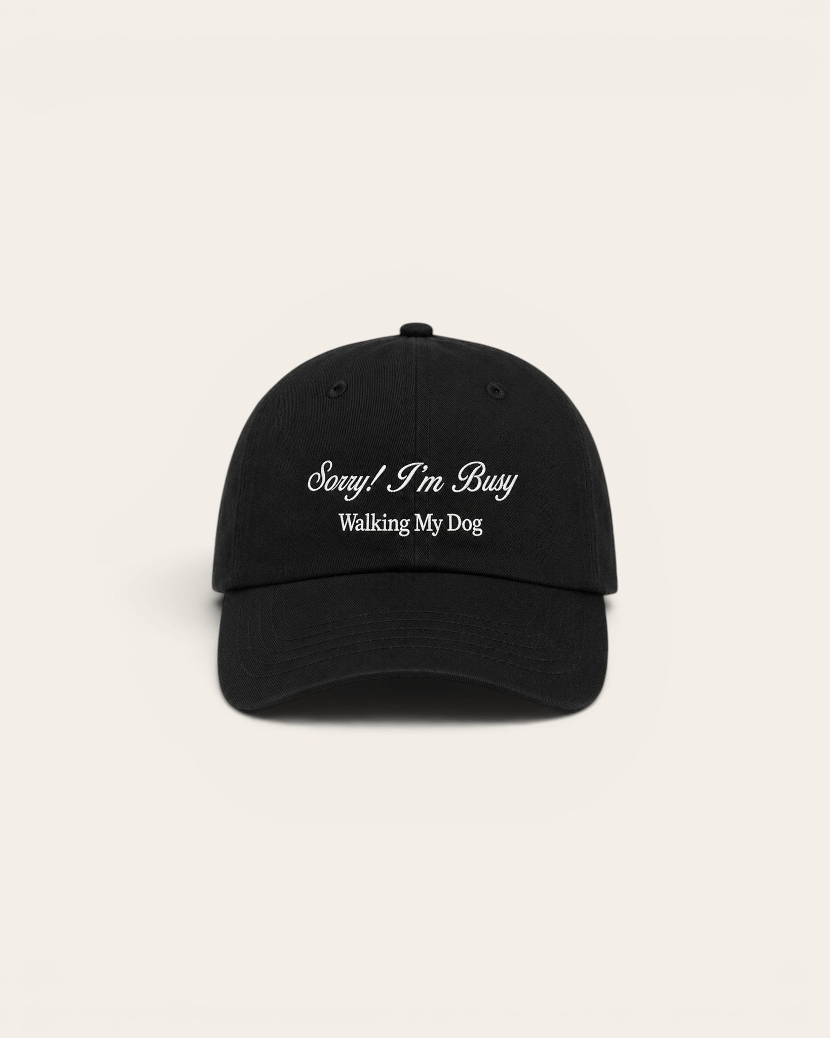 Sorry I am Busy Cap - Midnight - FURRY MUSE BUSY-CAP-OS-BLK