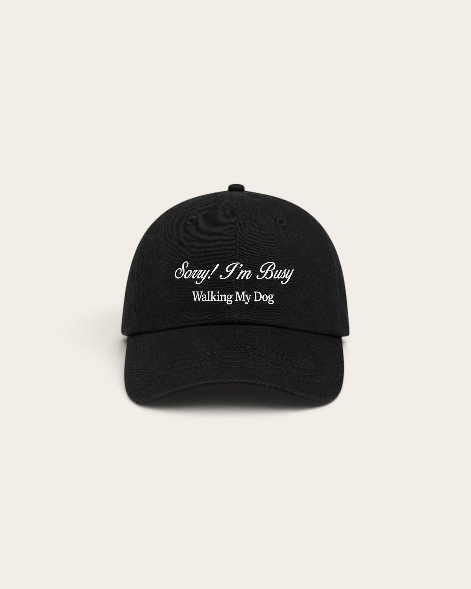 Sorry I am Busy Cap - Midnight - FURRY MUSE BUSY-CAP-OS-BLK