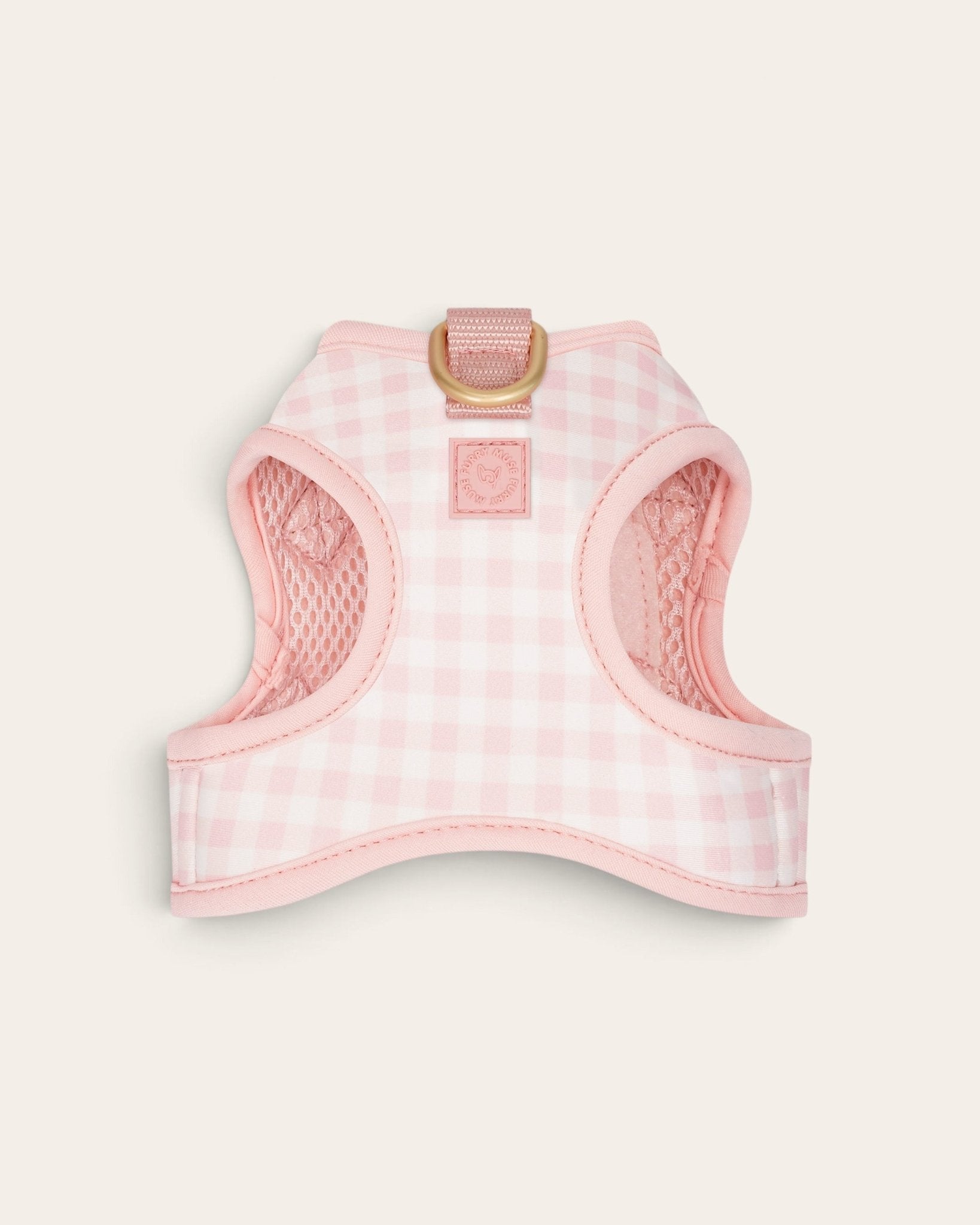 Step and Go Harness - Blossom Gingham - FURRY MUSE VSHAR-XXS-PNP