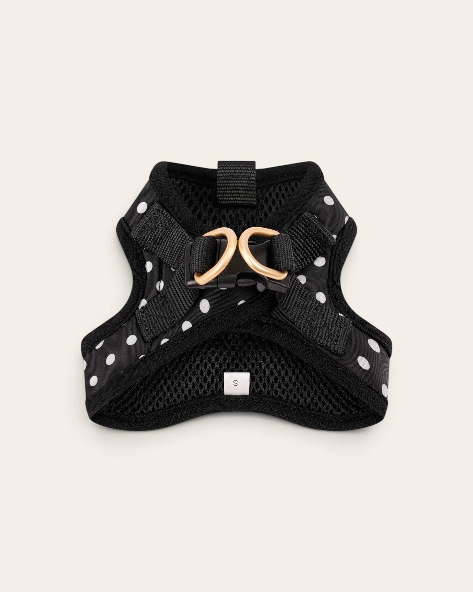 Step and Go Harness - Midnight Polka Dot - FURRY MUSE VSHAR-XXS-BKPD