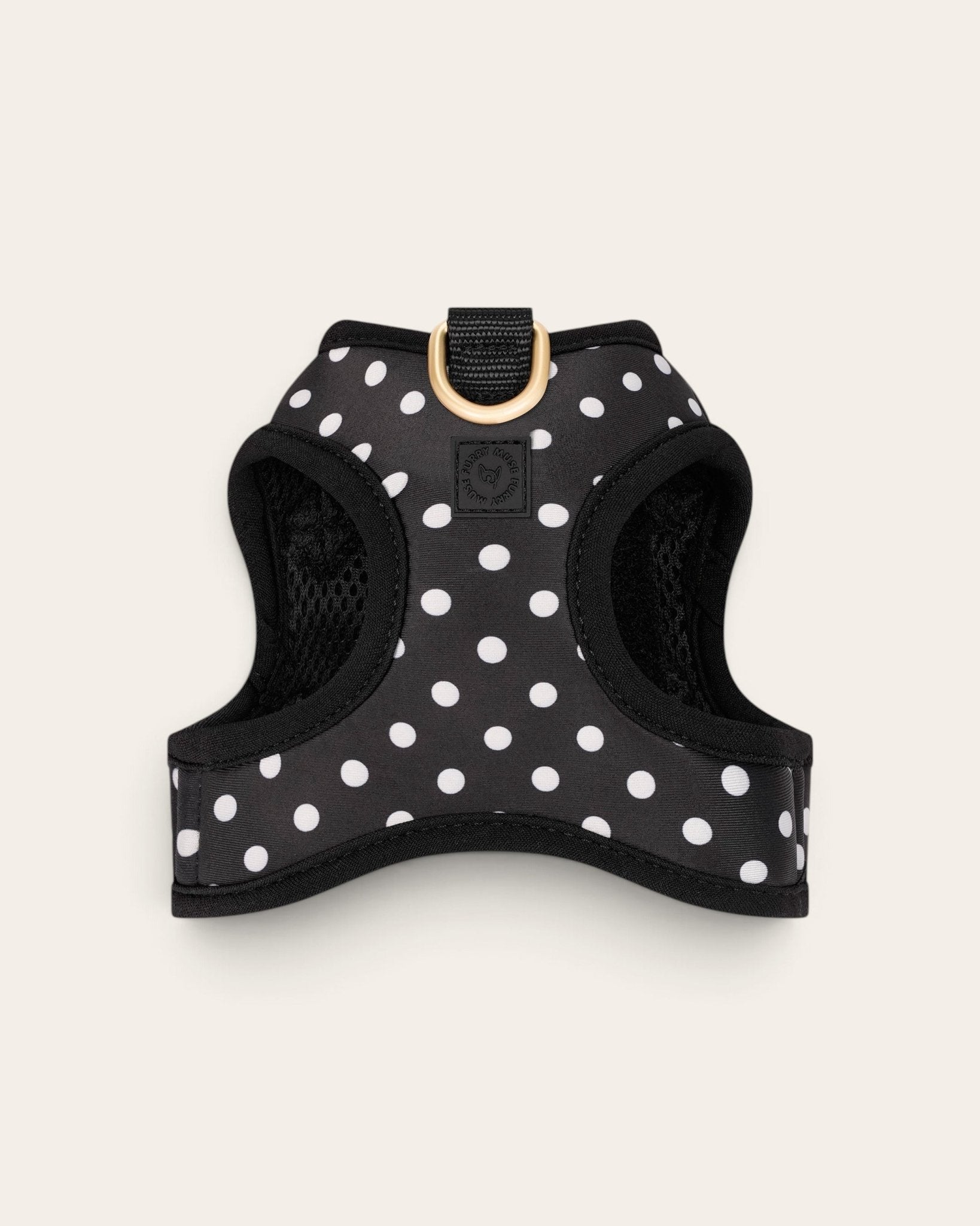 Step and Go Harness - Midnight Polka Dot - FURRY MUSE VSHAR-XXS-BKPD