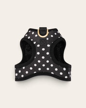 Step and Go Harness - Midnight Polka Dot - FURRY MUSE VSHAR-XXS-BKPD