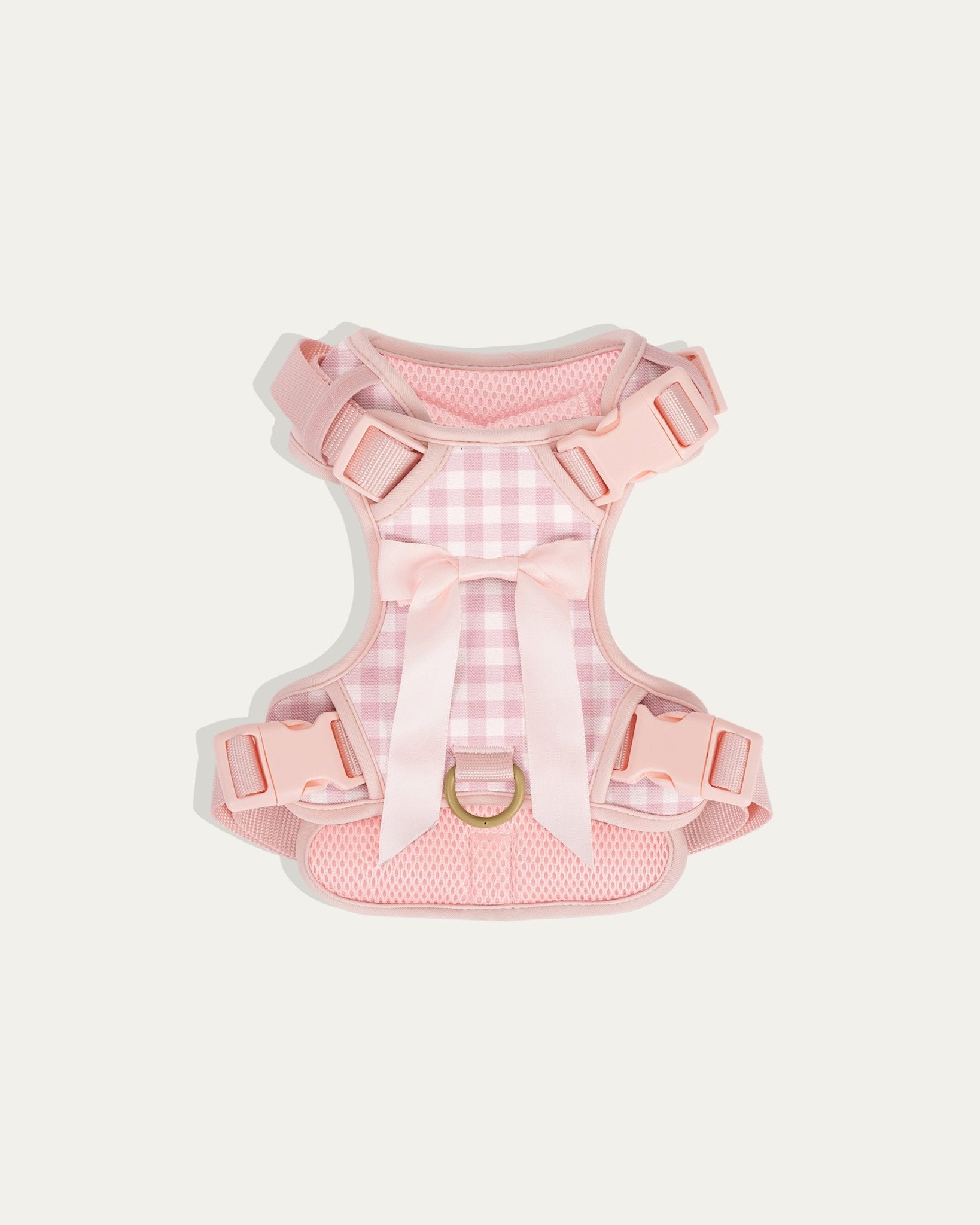 Wander! Bow Harness 2.0 - Blossom Gingham - FURRY MUSE WAN-HAR3-XS-PNP