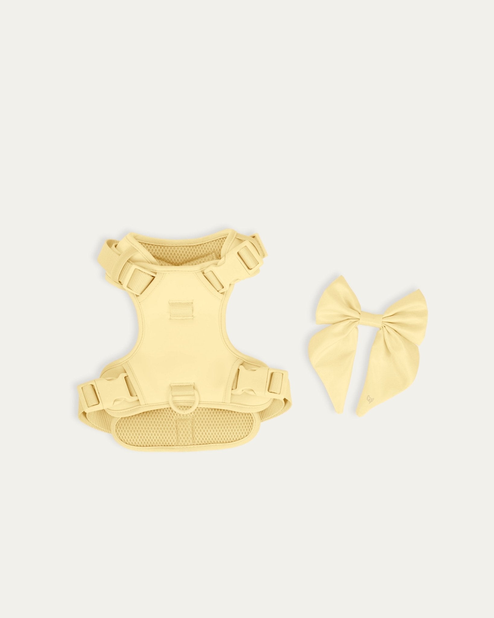 Wander! Bow Harness 2.0 - Buttercream - FURRY MUSE WAN-HAR3-XS-YL