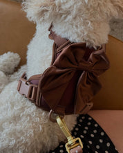 Wander! Bow Harness 2.0 - Cocoa - FURRY MUSE WAN-HAR3-XS-BR