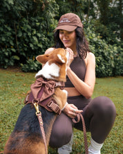 Wander! Bow Harness 2.0 - Cocoa - FURRY MUSE WAN-HAR3-XS-BR